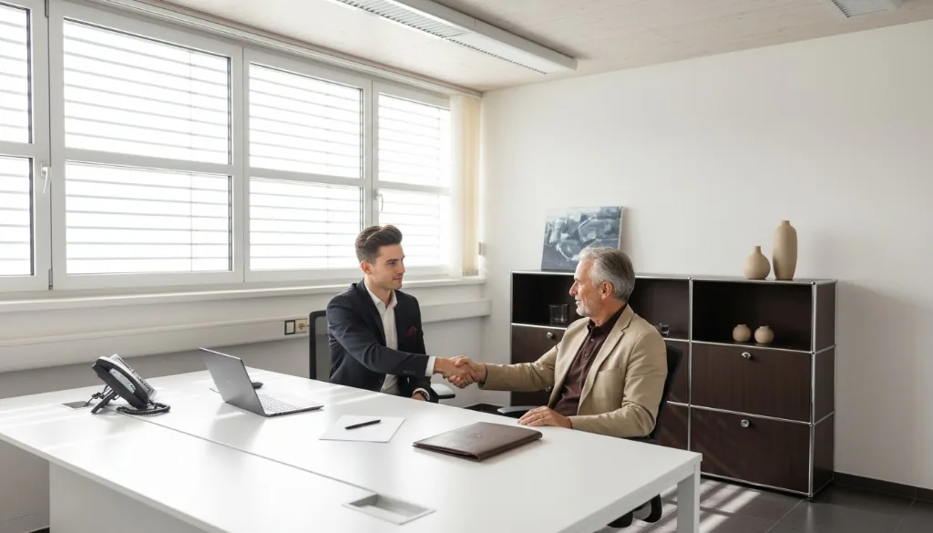 Handschlag nach erfolgreicher Treuhandberatung – API – Accounting. People. Insights. Horn