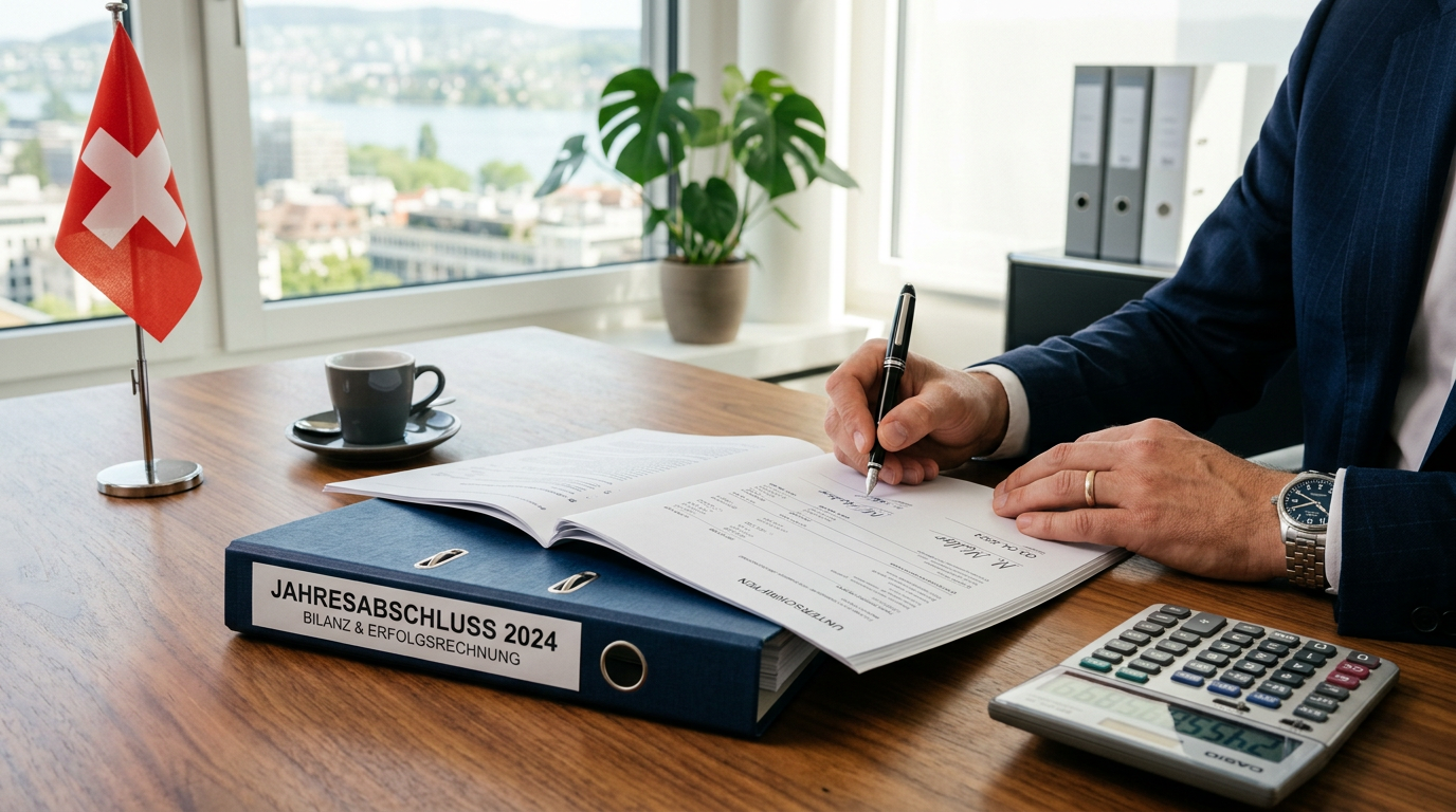 Schweizer KMU-Berater unterzeichnet Jahresabschluss – API – Accounting. People. Insights. Horn